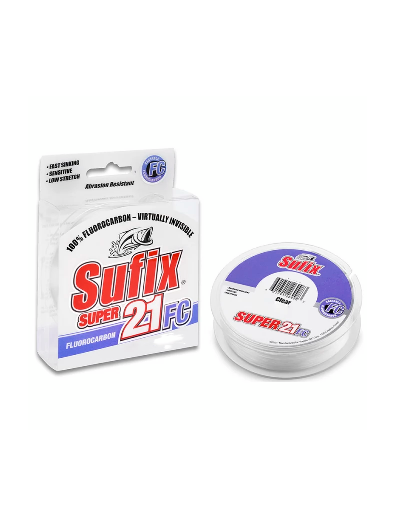 Леска SUFIX Super 21 Fluorocarbon 30м, Диаметр: 0.20 мм