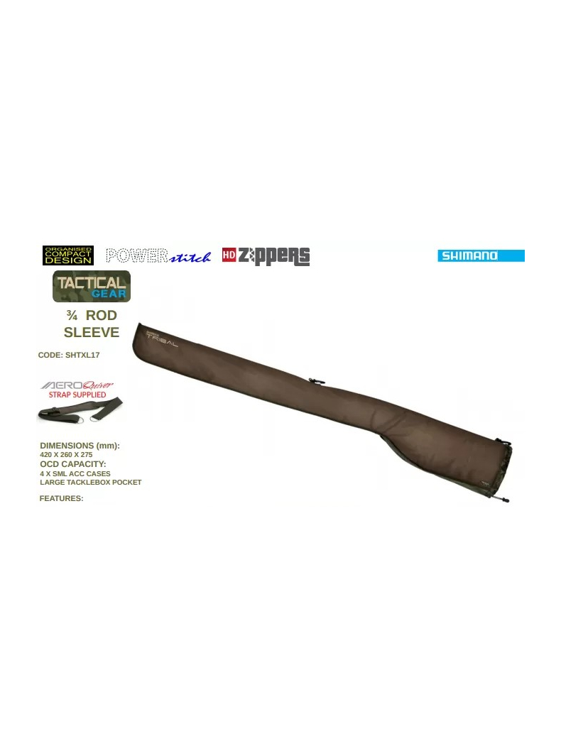 Чехол для удилищ SHIMANO Tactical 3/4 Rod Sleeve, изображение 2
