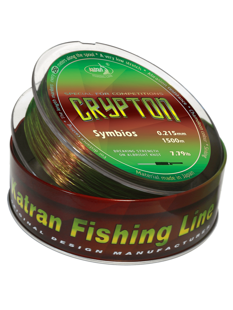 Леска карповая Katran Crypton Symbios, Диаметр лески: 0,309 мм, Размотка: 1000 м, изображение 3