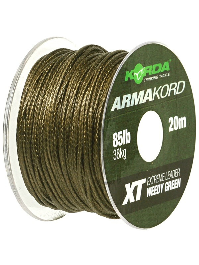 Плетеный лидер Korda Arma Kord XT Weedy Green 85lb ARMK85