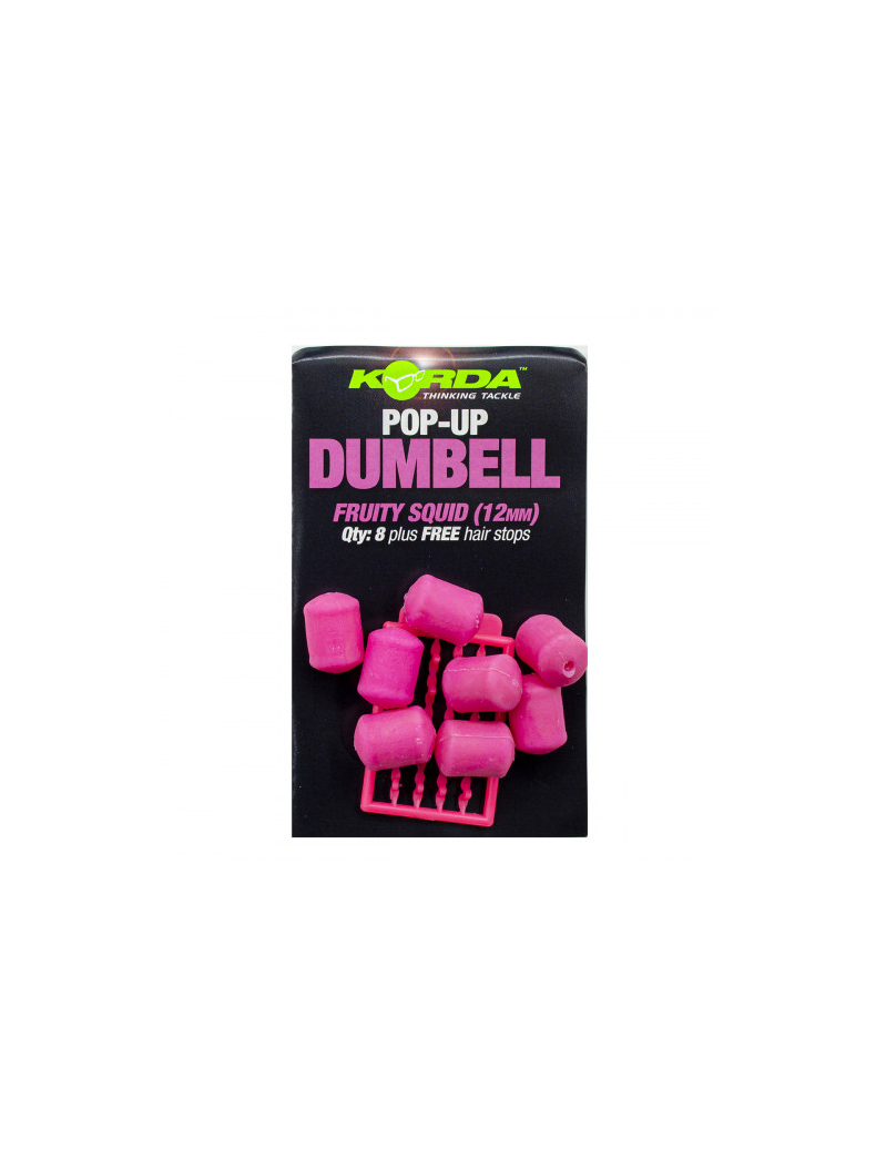 Имитационная плавающая приманка Korda Pop-Up Dumbell Fruity Squid Pink (фрукты и кальмар), Диаметр: 8 мм