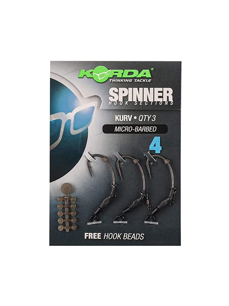 Готовая оснастка Korda Spinner Hook Sections Kurv, Размер крючка: 6 Готовая оснастка Korda Spinner Hook Sections Kurv, Размер крючка: 6