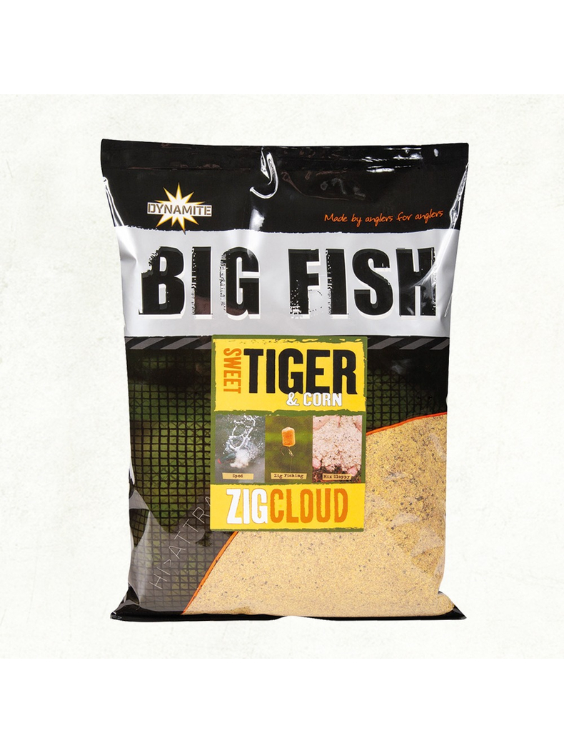 Прикормка для зиг-рига Dynamite Baits Zig Cloud Sweet Tiger & Corn (Тигровый Орех и Кукуруза) 1.8кг