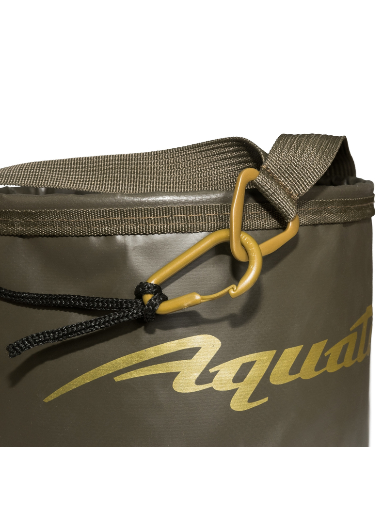 Герметичное ведро с шнуром на карабине для замешивания прикормки Aquatic В-08, Цвет: Хаки, изображение 2