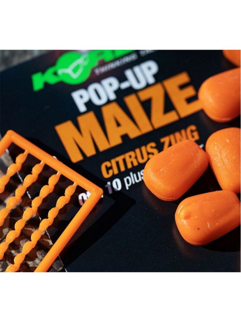 Плавающая имитационная приманка Korda Pop-Up Maize Citrus Zing Orange (цитрус) оранжевая, изображение 2 Плавающая имитационная приманка Korda Pop-Up Maize Citrus Zing Orange (цитрус) оранжевая, изображение 2
