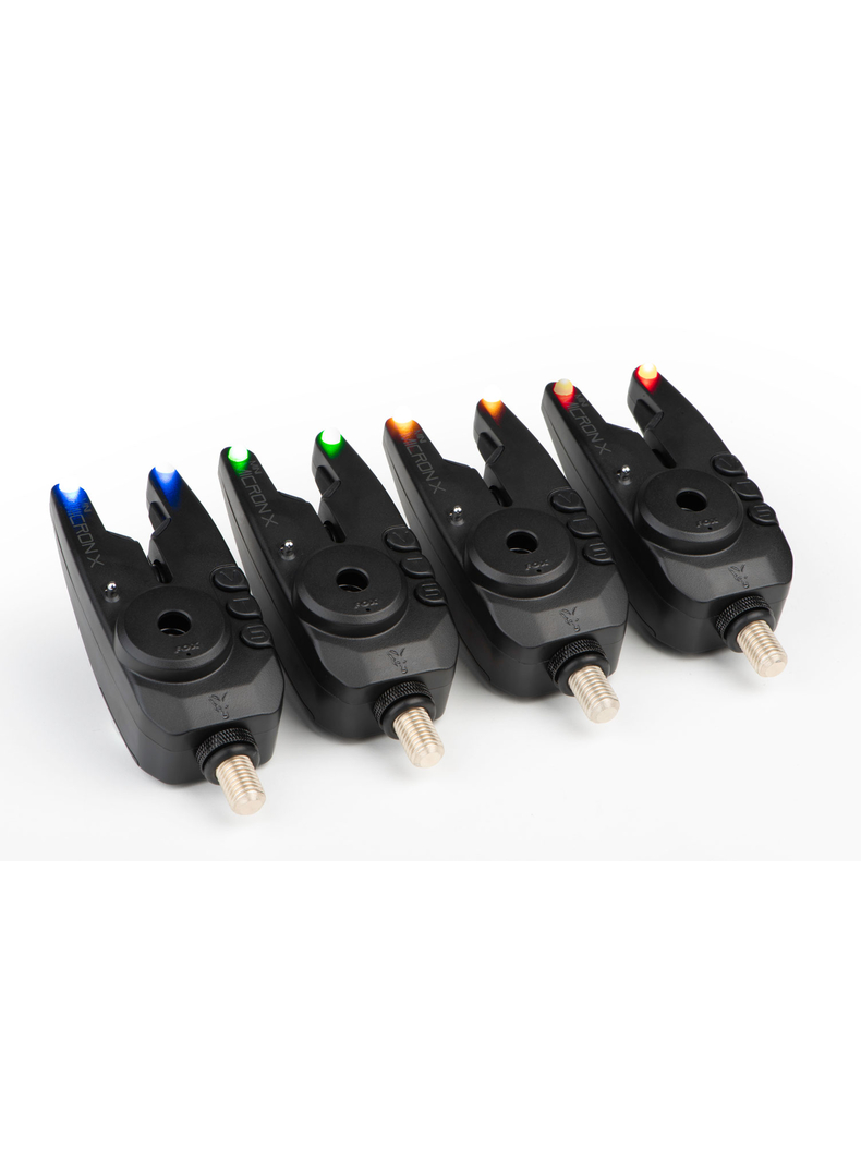 Набор сигнализаторов с пейджером FOX Mini Micron X Rod Set, Набор : 4 + 1, изображение 2 Набор сигнализаторов с пейджером FOX Mini Micron X Rod Set, Набор : 4 + 1, изображение 2