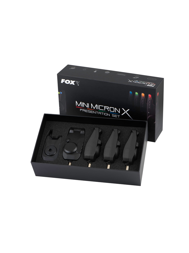 Набор сигнализаторов с пейджером FOX Mini Micron X Rod Set, Набор : 4 + 1, изображение 10 Набор сигнализаторов с пейджером FOX Mini Micron X Rod Set, Набор : 4 + 1, изображение 10
