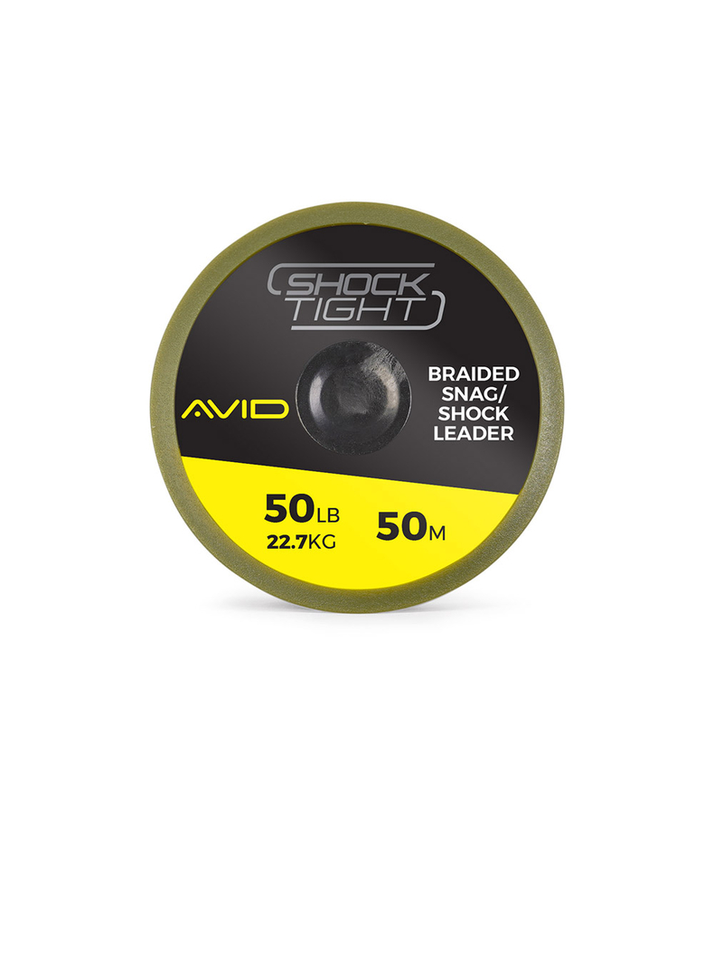 Шок-лидер AVID CARP Shock Tight Braided Leader 50lb