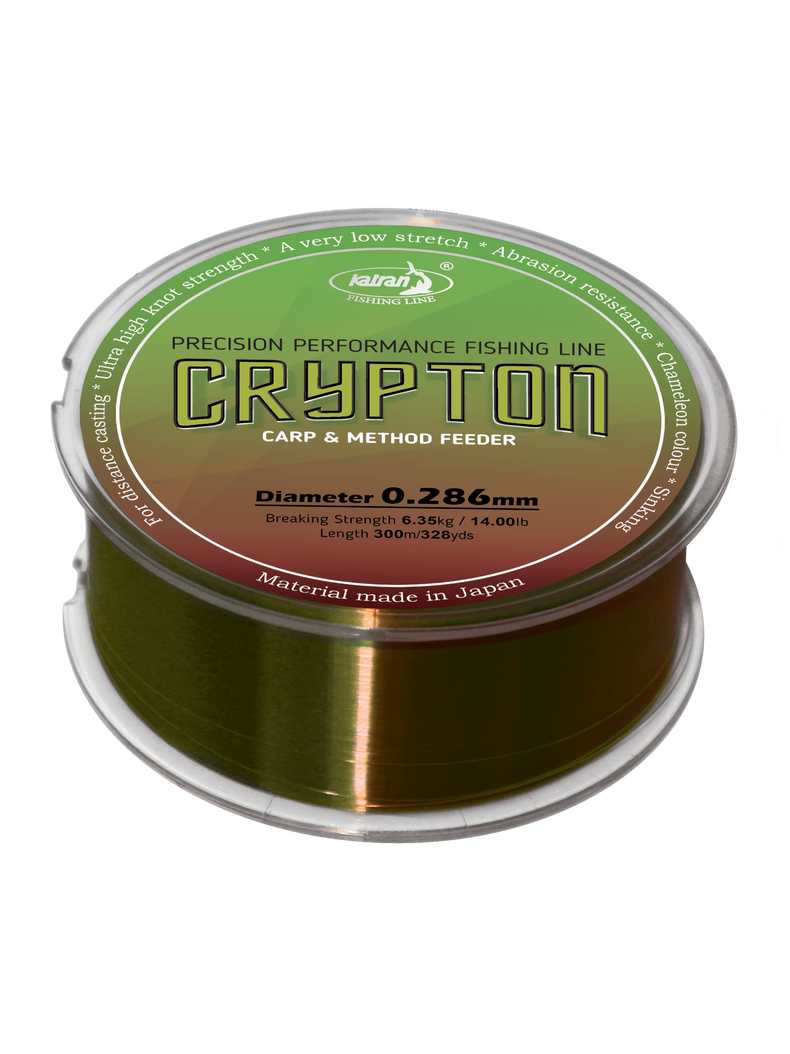 Леска Katran Crypton Carp & Method Feeder Fishing Line, Диаметр: 0,203 мм