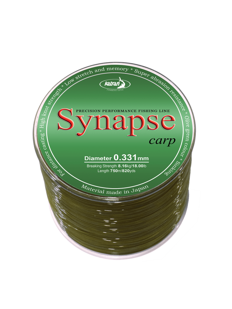 Леска Katran SYNAPSE CARP, Диаметр: 0,371 мм, Размотка: 600 м