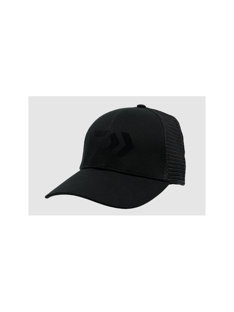 Бейсболка с сеткой Daiwa Baseball Cap черная с логотипом Бейсболка с сеткой Daiwa Baseball Cap черная с логотипом