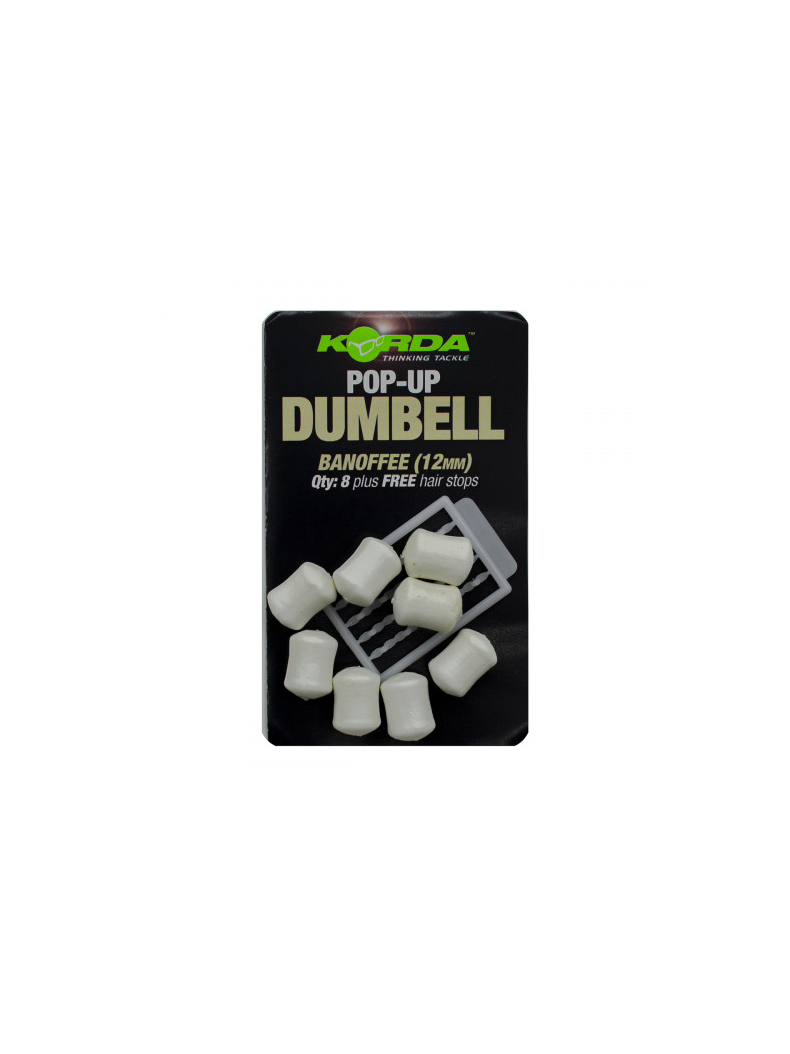 Имитационная плавающая приманка Korda Pop-Up Dumbell Banoffe (Банан и Карамель), Диаметр: 8 мм Имитационная плавающая приманка Korda Pop-Up Dumbell Banoffe (Банан и Карамель), Диаметр: 8 мм