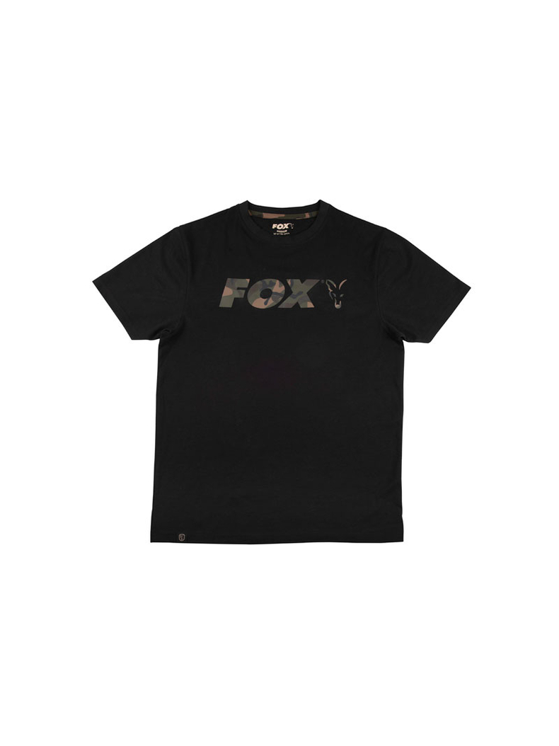 Футболка FOX Black/Camo Chest Print T-Shirt, Размер: M Футболка FOX Black/Camo Chest Print T-Shirt, Размер: M