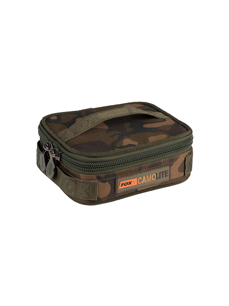 Сумочка для грузил FOX CAMOLITE Compact Rigid Lead & Bits Bag, изображение 2 Сумочка для грузил FOX CAMOLITE Compact Rigid Lead & Bits Bag, изображение 2