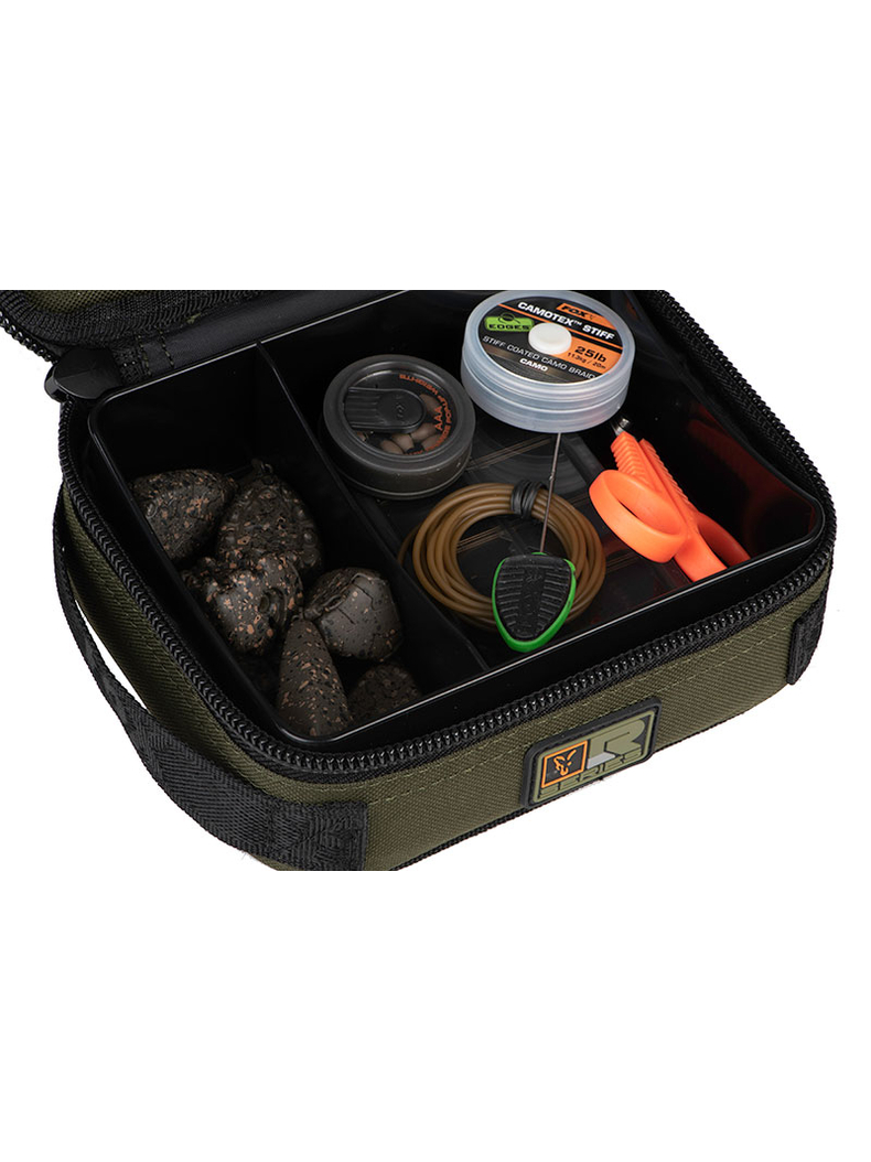 Сумочка для грузил FOX R-SERIES Compact Rigid Lead & Bits Bag, изображение 5 Сумочка для грузил FOX R-SERIES Compact Rigid Lead & Bits Bag, изображение 5