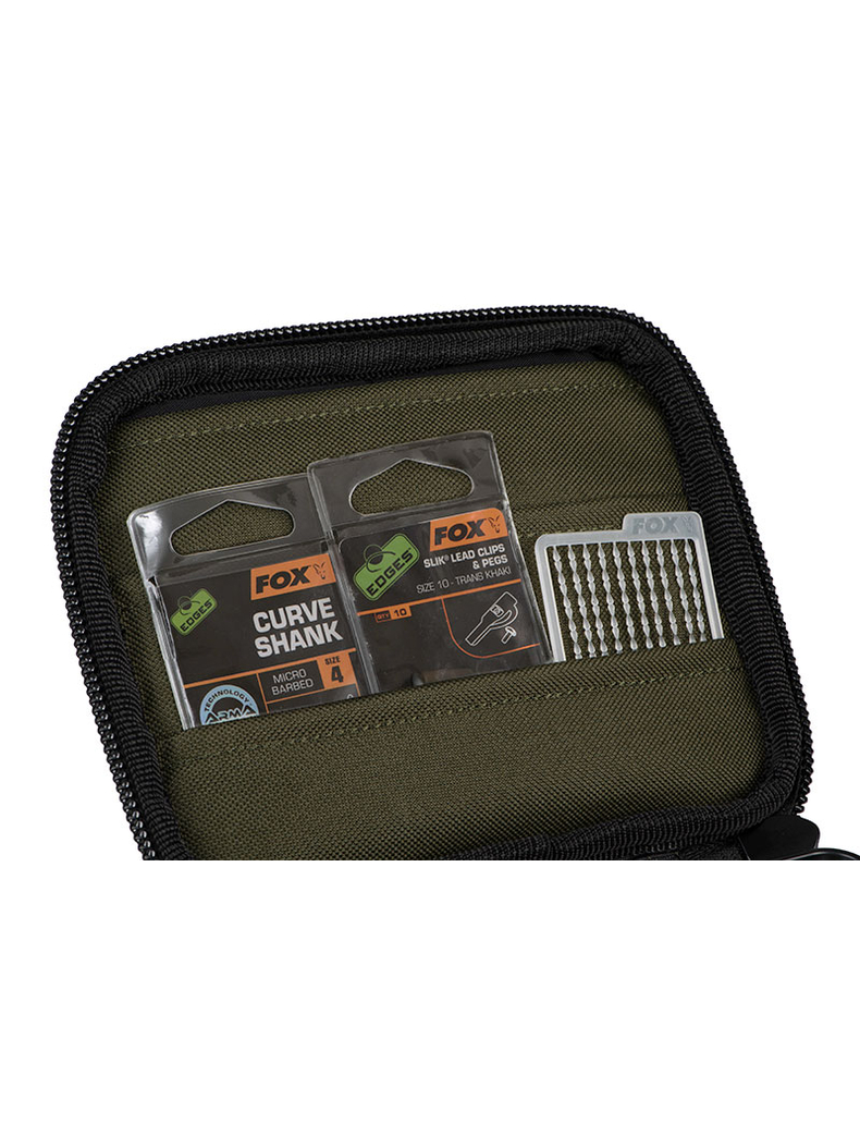 Сумочка для грузил FOX R-SERIES Compact Rigid Lead & Bits Bag, изображение 4 Сумочка для грузил FOX R-SERIES Compact Rigid Lead & Bits Bag, изображение 4