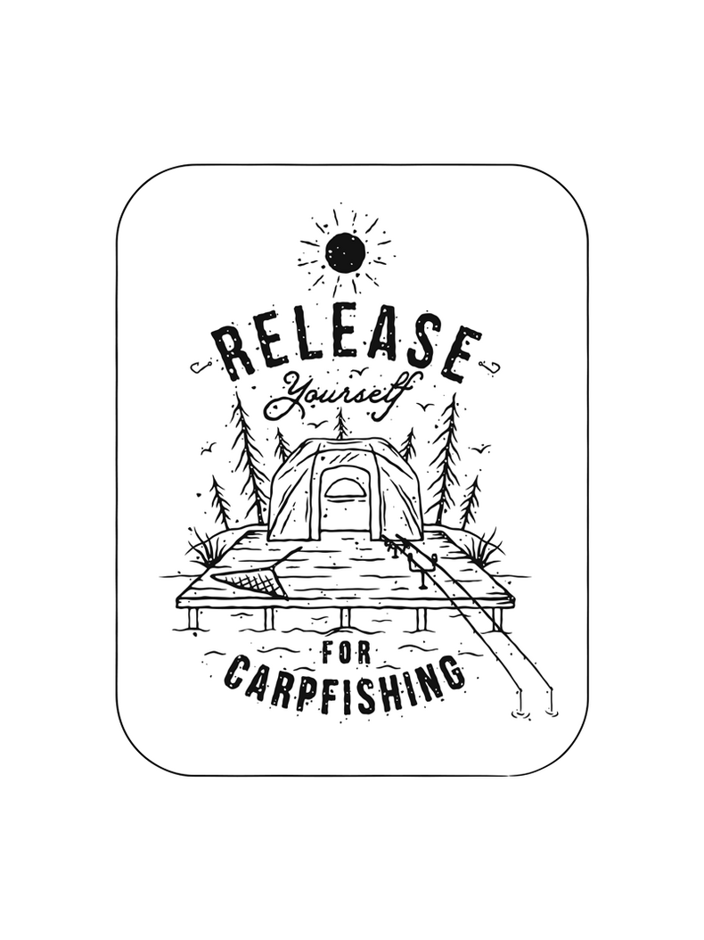Стикер Carptoday Release Yourself For Carpfishing Белый, Размер: Большой 10см Стикер Carptoday Release Yourself For Carpfishing Белый, Размер: Большой 10см