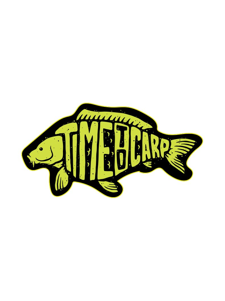 Стикер Carptoday Time To Carp, Размер: Большой 10см