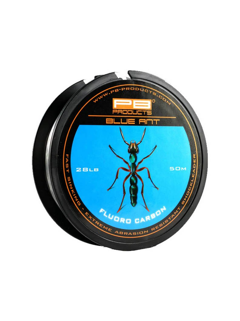 Шок-лидер флюорокарбон PB Products BLUE ANT 28lb 50m Шок-лидер флюорокарбон PB Products BLUE ANT 28lb 50m
