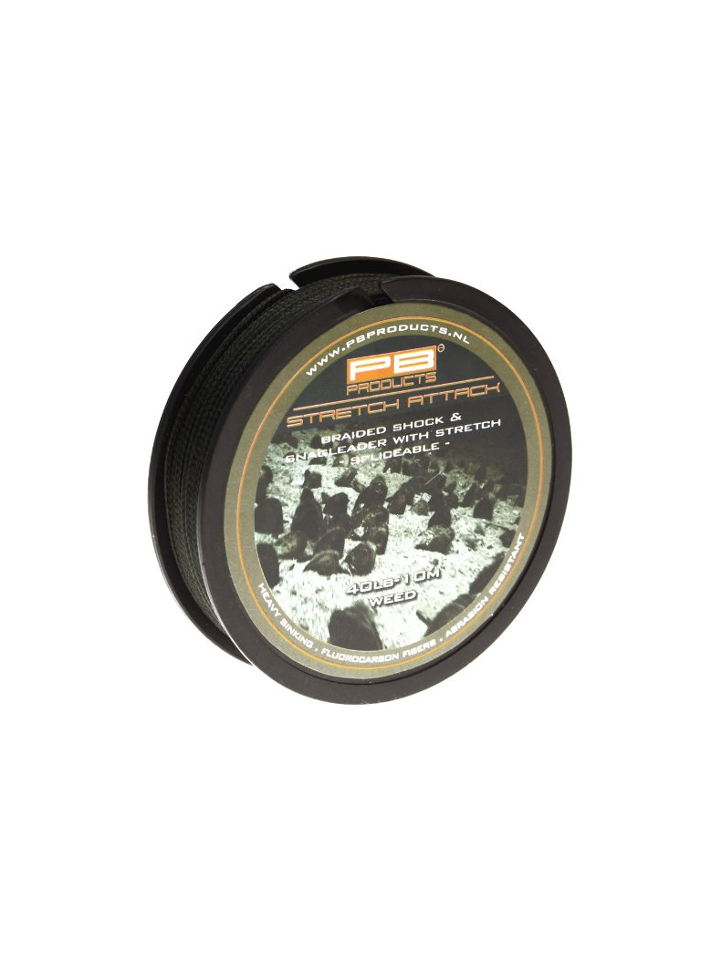 Лидер - амортизатор PB Products STRETCH ATTACK 40lb 10m, Цвет: Gravel (Гравий) Лидер - амортизатор PB Products STRETCH ATTACK 40lb 10m, Цвет: Gravel (Гравий)