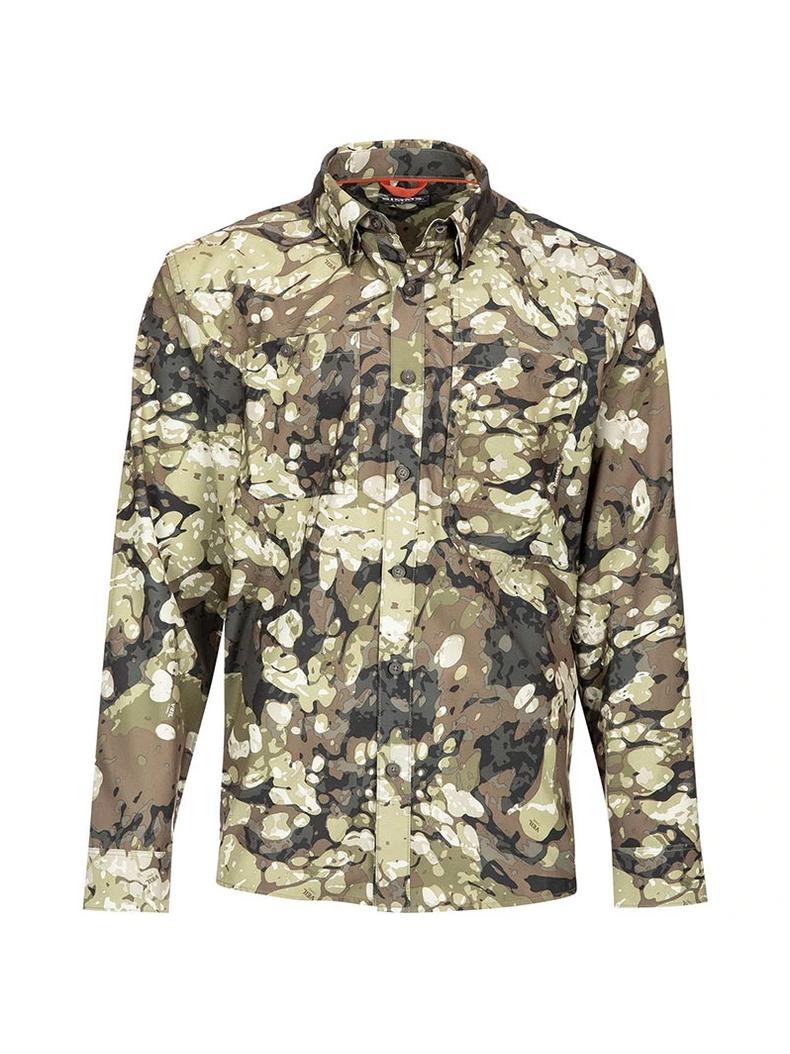 Рубашка SIMMS Double Haul LS Shirt Riparian Camo, Размер: M Рубашка SIMMS Double Haul LS Shirt Riparian Camo, Размер: M