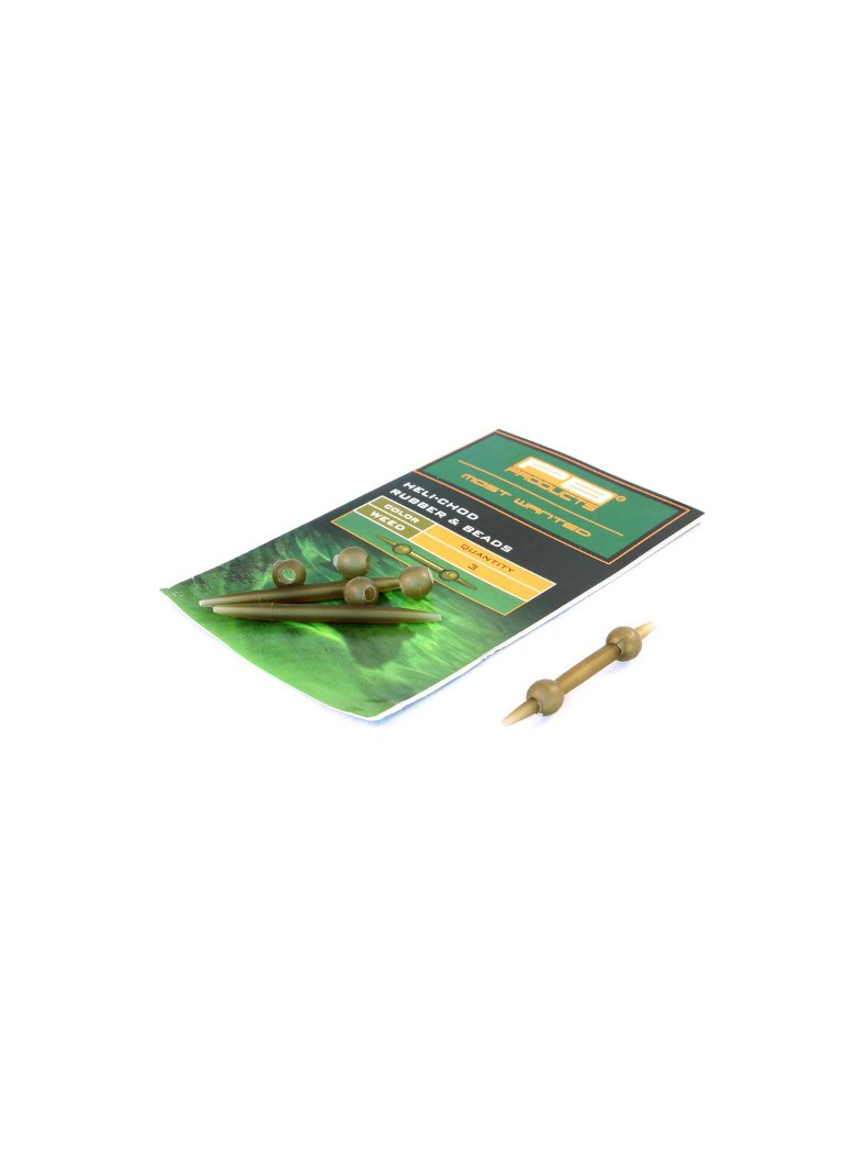 PB PRODUCTS Набор для оснастки Heli-Chod Rubber & Beads - Weed / 3шт., Цвет: Weed (Водоросли) PB PRODUCTS Набор для оснастки Heli-Chod Rubber & Beads - Weed / 3шт., Цвет: Weed (Водоросли)