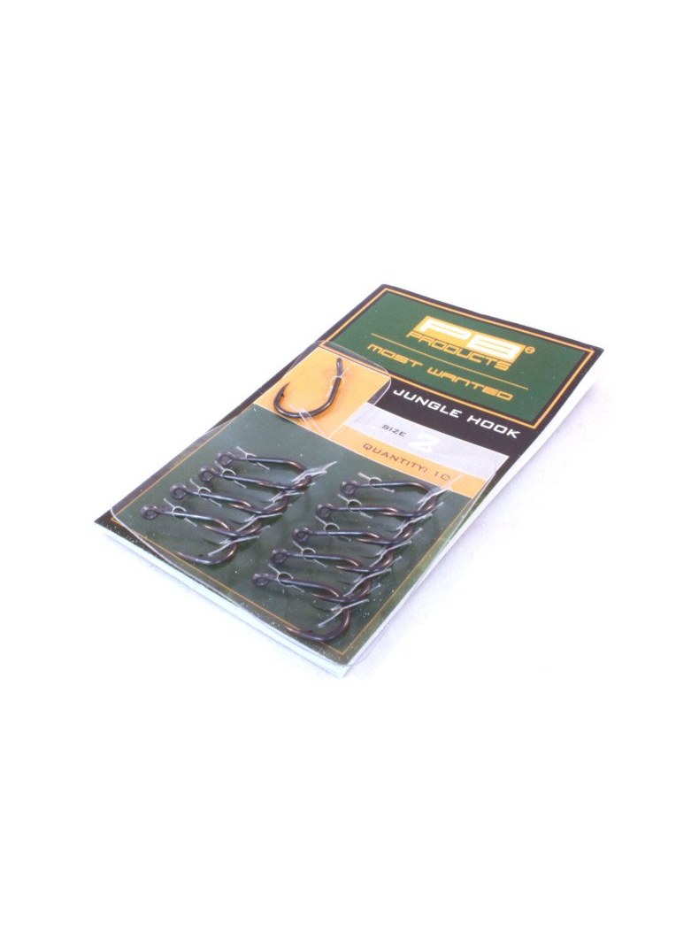 Крючки PB Products JUNGLE DBF, Размер крючка: № 10, изображение 2 Крючки PB Products JUNGLE DBF, Размер крючка: № 10, изображение 2
