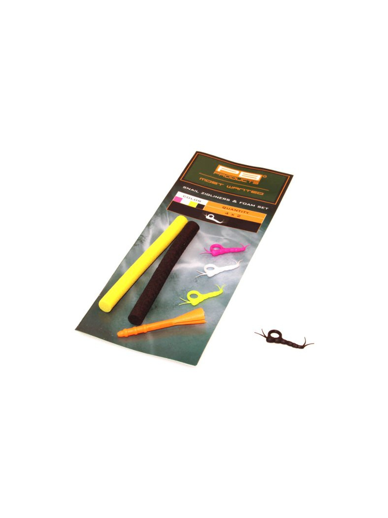 Набор для оснасток PB Products SNAIL Zig Liners & Foam Set Набор для оснасток PB Products SNAIL Zig Liners & Foam Set