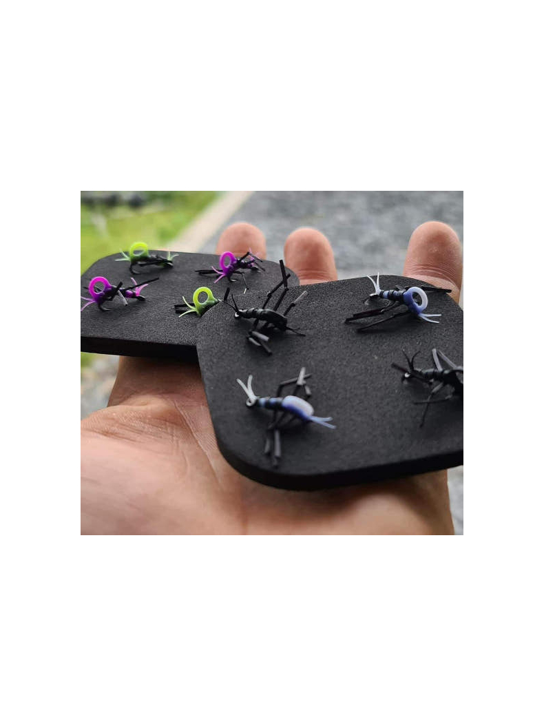 Готовая оснастка для Zig Rig PB Products ZIG INSECTS Super Strong №10 White/Black, изображение 3 Готовая оснастка для Zig Rig PB Products ZIG INSECTS Super Strong №10 White/Black, изображение 3