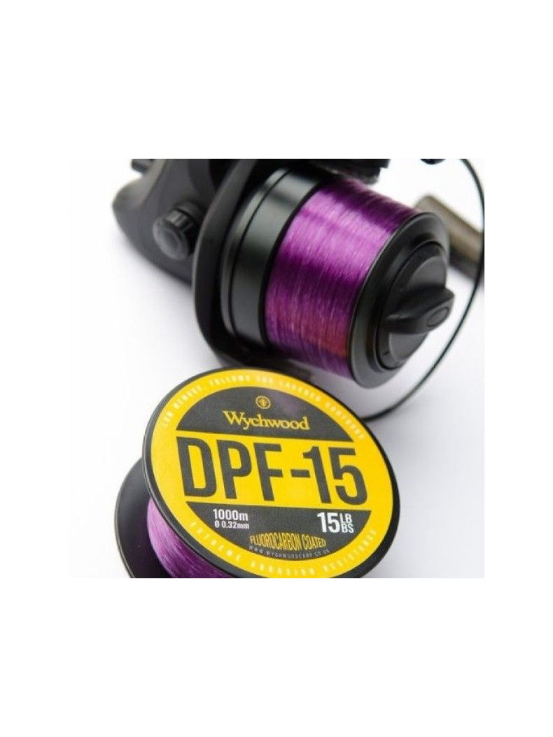 WYCHWOOD Леска DPF Carp Line - 0.28mm / 4.5kg (10lb) / 1000m - Purple/White, изображение 2