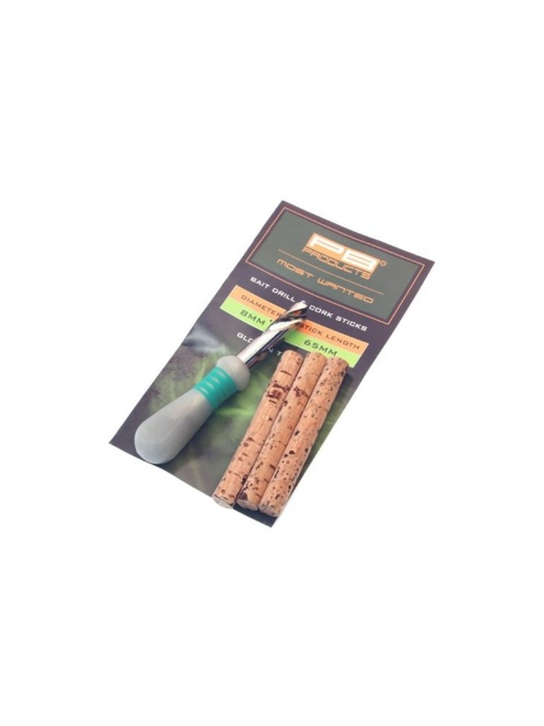 Сверло и пробковые палочки PB Products Bait Drill + Сork Sticks, Диаметр: 6 мм