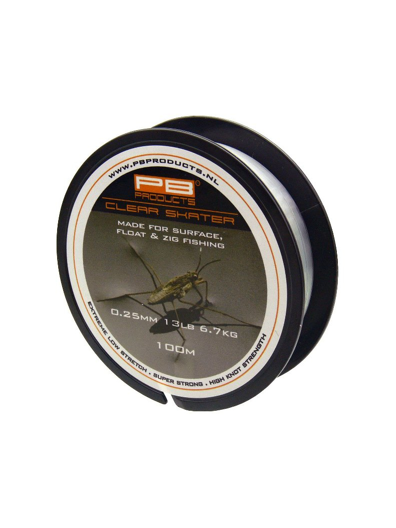 Леска плавающая PB Products CLEAR SKATER 100m, Диаметр лески: 0.30 мм