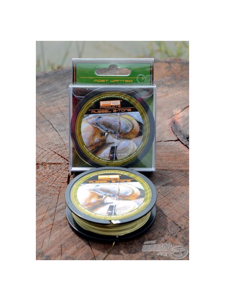 Снаг-лидер плетеный PB Products MUSSEL 2 TONE 20m, Тест: 45.00 lb, изображение 2
