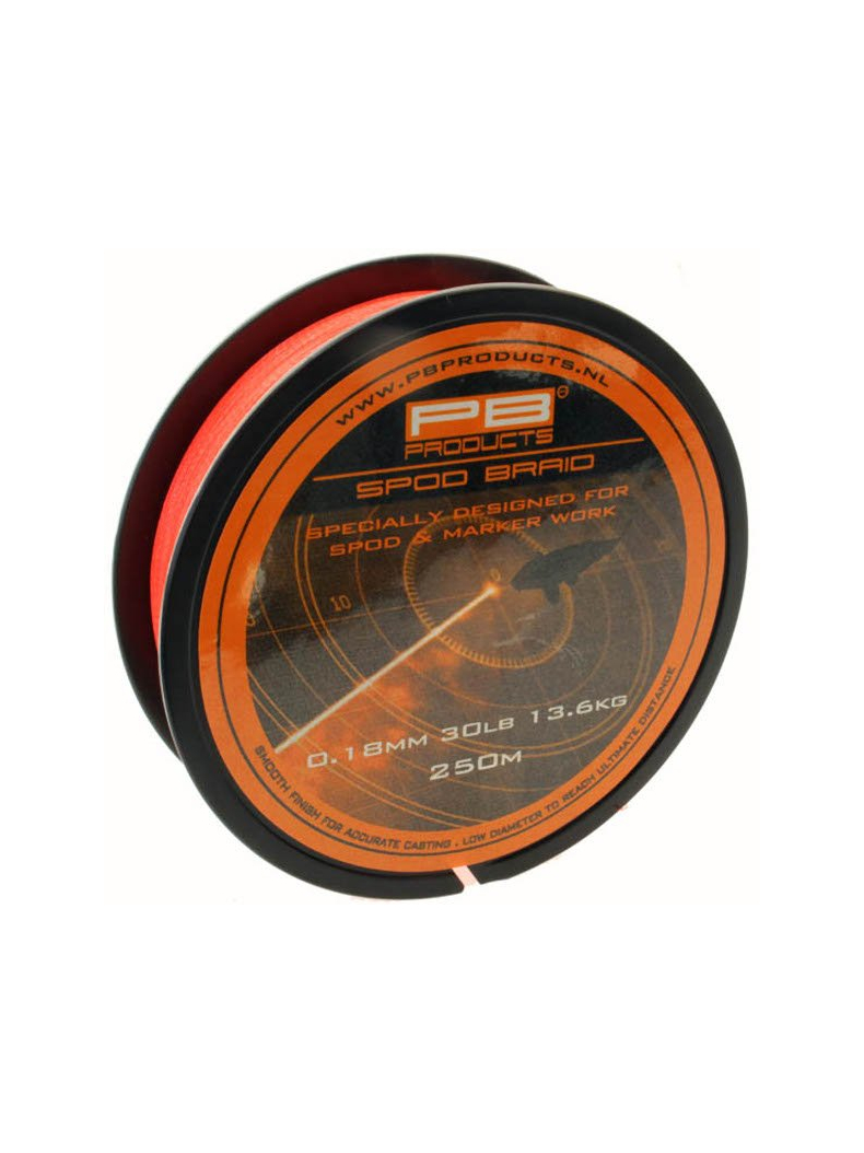 Леска плетеная PB Products SPOD & MARKER Braid 0.18mm 30lb