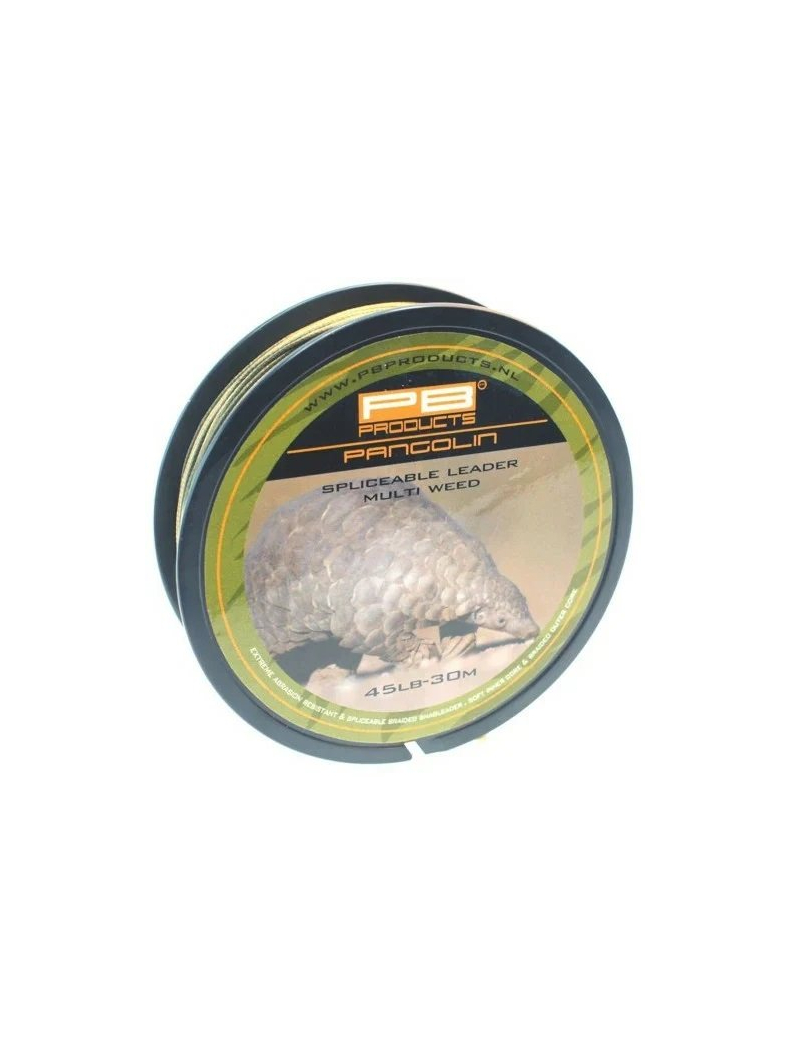 Противозакручиватель с сердечником PB Products PANGOLIN Leader 45lb, Цвет: Silt (ил) Противозакручиватель с сердечником PB Products PANGOLIN Leader 45lb, Цвет: Silt (ил)