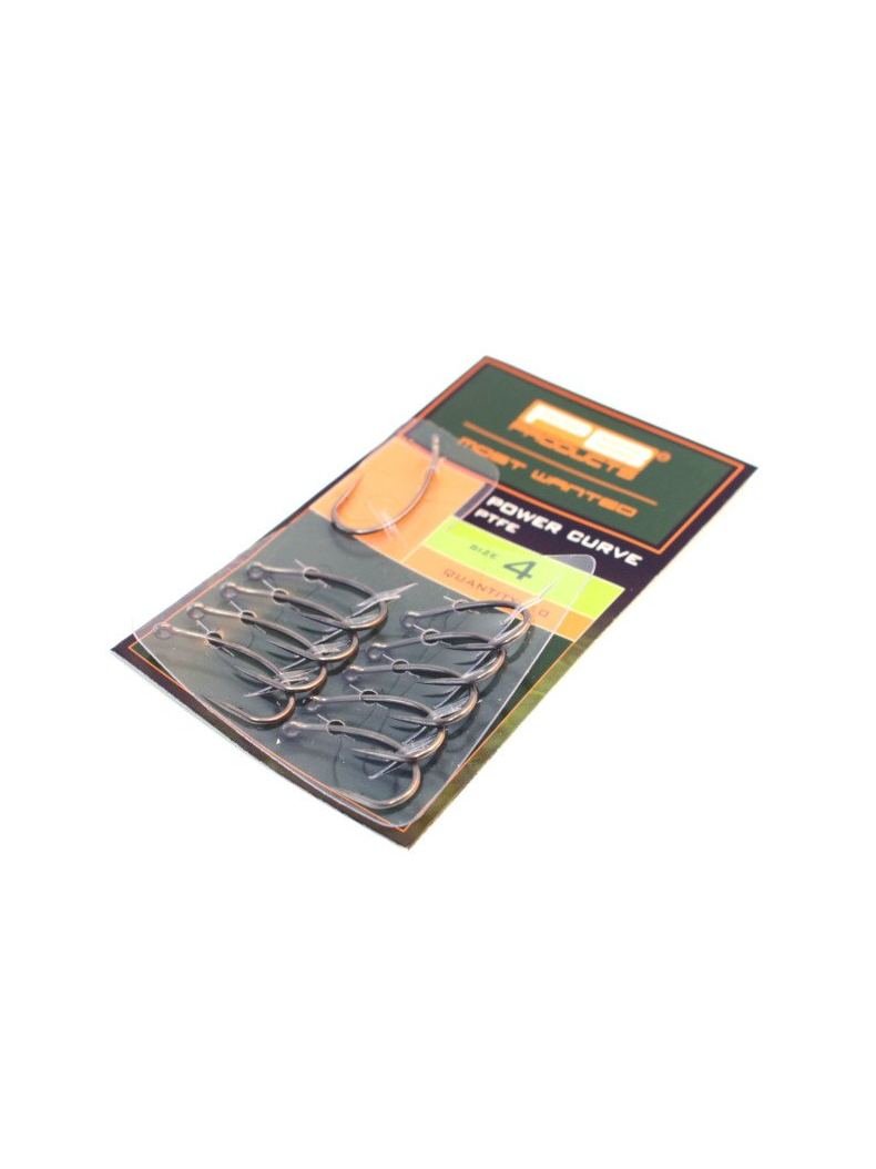 Крючки PB Products Power Curve PTFE, Размер крючка: № 2, изображение 2 Крючки PB Products Power Curve PTFE, Размер крючка: № 2, изображение 2