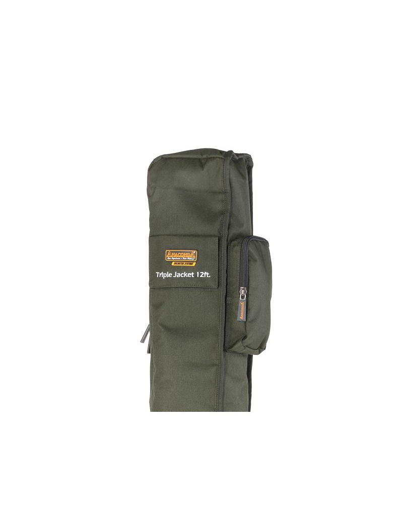 Чехол для 3-х удилищ ANACONDA Triple Jacket, Длина удилища: 12 ft :: 3.65 м, изображение 3 Чехол для 3-х удилищ ANACONDA Triple Jacket, Длина удилища: 12 ft :: 3.65 м, изображение 3