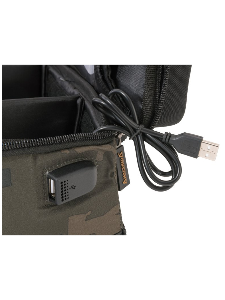 Сумка со столиком для гаджетов и USB портом ANACONDA FREELANCER Tab Lock Pouch, изображение 2