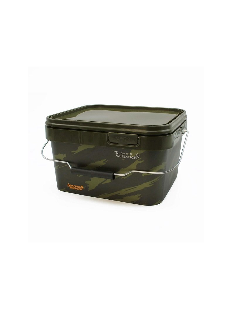 Ведро для прикормки ANACONDA FREELANCER Bucket Square, Объём: 5 литров, изображение 2