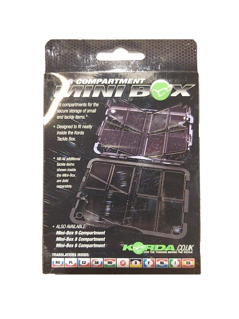 Коробка Korda Mini Box, Размер: 16 отделений, изображение 11 Коробка Korda Mini Box, Размер: 16 отделений, изображение 11