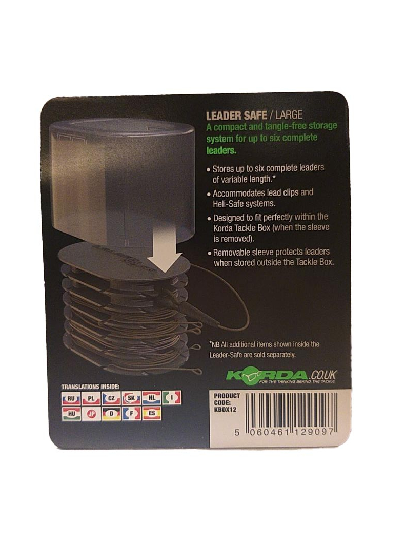 Коробка для лидкоров Korda Leader Safe, Размер: Small, изображение 13 Коробка для лидкоров Korda Leader Safe, Размер: Small, изображение 13