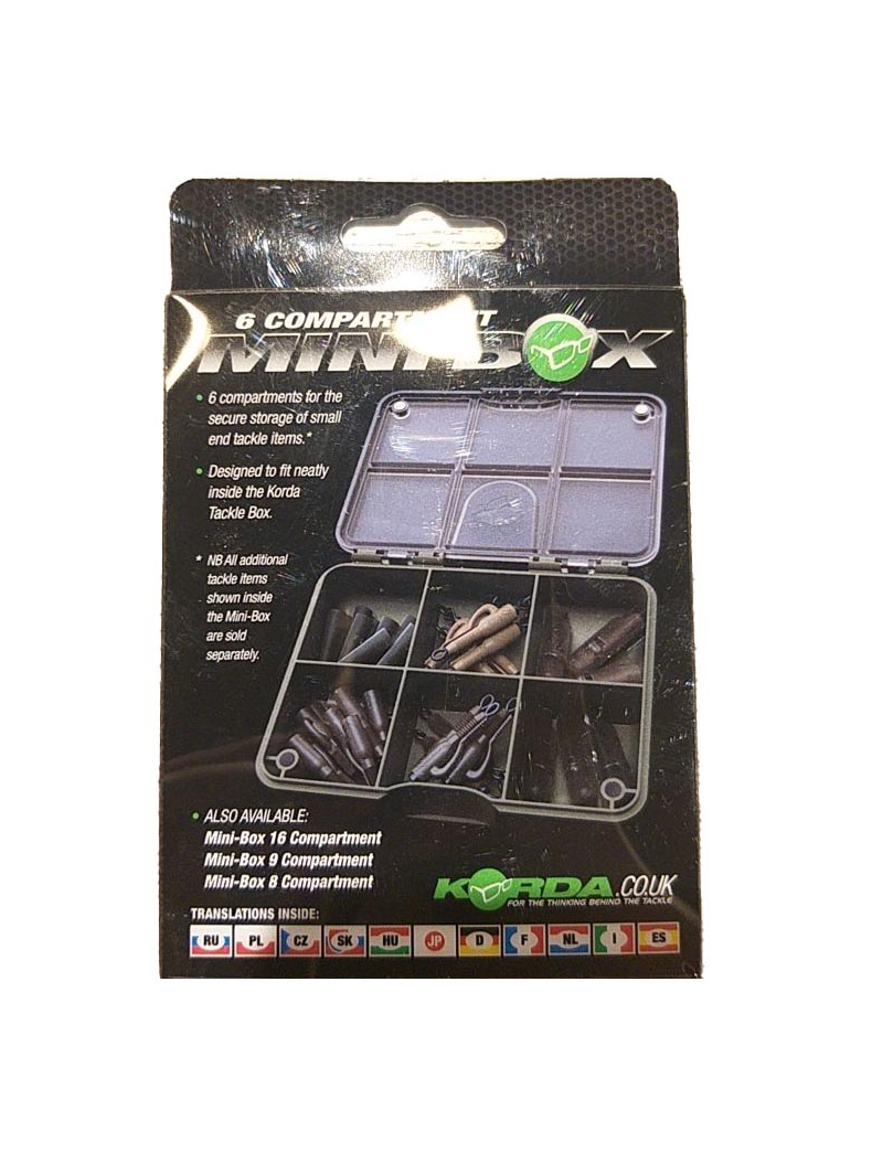 Коробка Korda Mini Box, Размер: 16 отделений, изображение 9 Коробка Korda Mini Box, Размер: 16 отделений, изображение 9