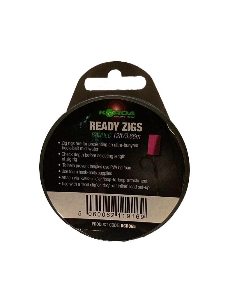 Набор для зиг-риг Korda Ready Zigs, Длина: 10 ft (3,05 м), Размер крючка: № 10, изображение 8 Набор для зиг-риг Korda Ready Zigs, Длина: 10 ft (3,05 м), Размер крючка: № 10, изображение 8