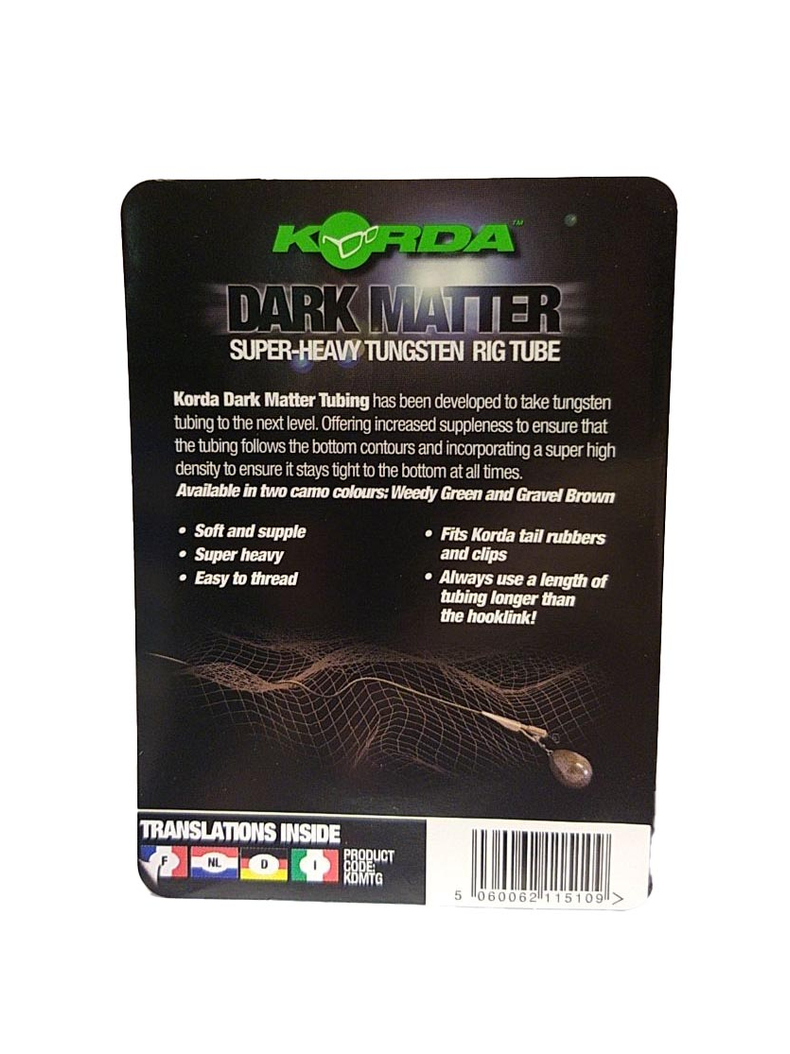 Трубка для монтажа Korda Dark Matter Tungsten Tubing, Цвет: Weed (Водоросли), изображение 9 Трубка для монтажа Korda Dark Matter Tungsten Tubing, Цвет: Weed (Водоросли), изображение 9