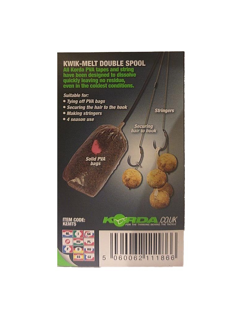 Лента Korda PVA Kwik Melt Double, изображение 3 Лента Korda PVA Kwik Melt Double, изображение 3