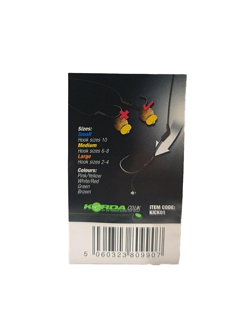 Коннектор - лентяйка для крючка Korda Kickers, Размер: Small, Цвет: Коричневый, изображение 5 Коннектор - лентяйка для крючка Korda Kickers, Размер: Small, Цвет: Коричневый, изображение 5