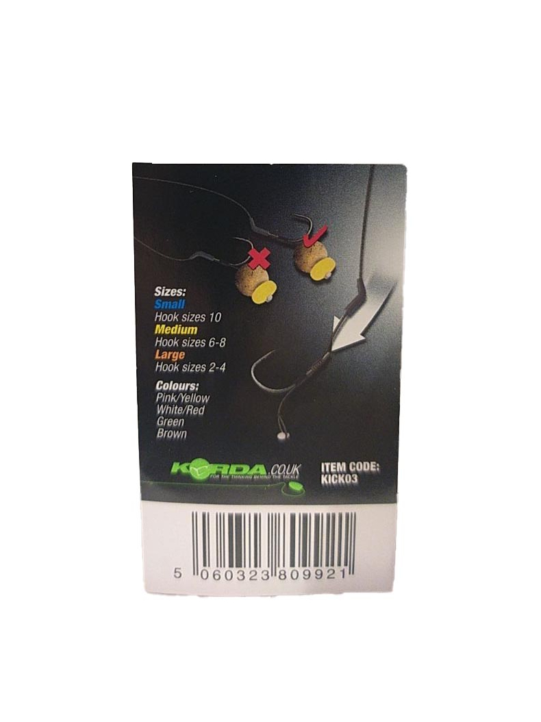 Коннектор - лентяйка для крючка Korda Kickers, Размер: Small, Цвет: Коричневый, изображение 7 Коннектор - лентяйка для крючка Korda Kickers, Размер: Small, Цвет: Коричневый, изображение 7