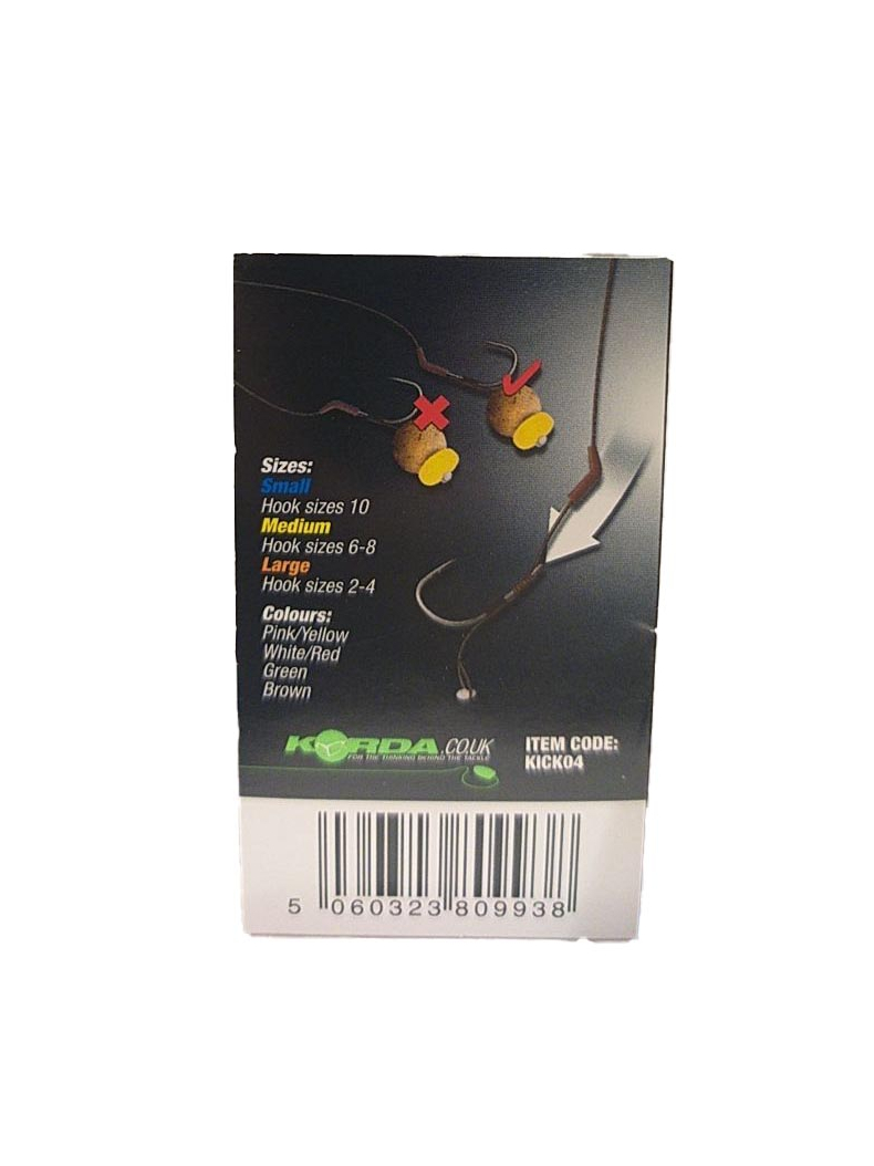 Коннектор - лентяйка для крючка Korda Kickers, Размер: Small, Цвет: Коричневый, изображение 8 Коннектор - лентяйка для крючка Korda Kickers, Размер: Small, Цвет: Коричневый, изображение 8