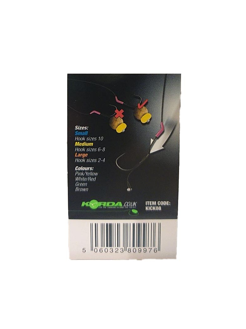 Коннектор - лентяйка для крючка Korda Kickers, Размер: Small, Цвет: Коричневый, изображение 11 Коннектор - лентяйка для крючка Korda Kickers, Размер: Small, Цвет: Коричневый, изображение 11