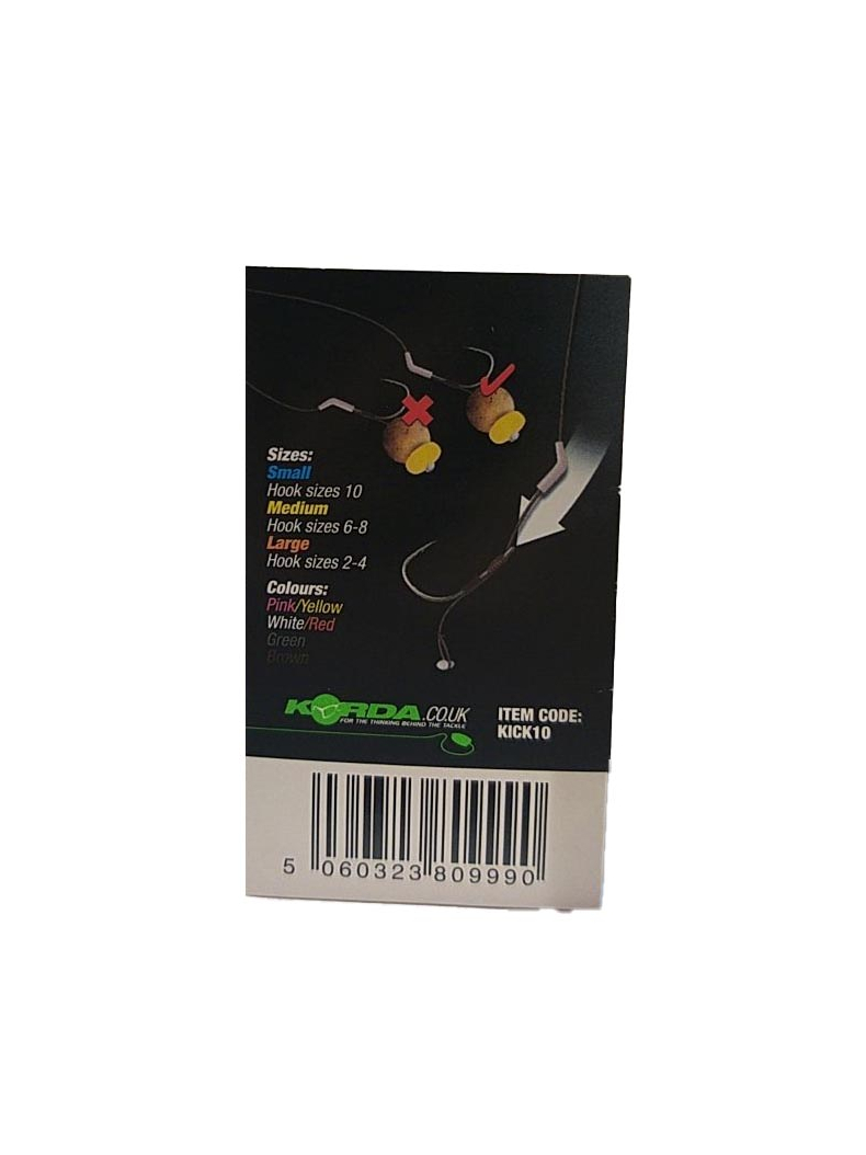 Коннектор - лентяйка для крючка Korda Kickers, Размер: Small, Цвет: Коричневый, изображение 13 Коннектор - лентяйка для крючка Korda Kickers, Размер: Small, Цвет: Коричневый, изображение 13